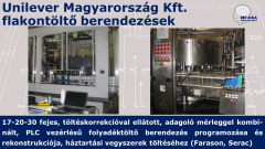 Unilever - flakontöltő