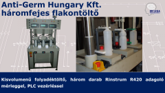 Anti-Germ - háromfejes flakontöltő